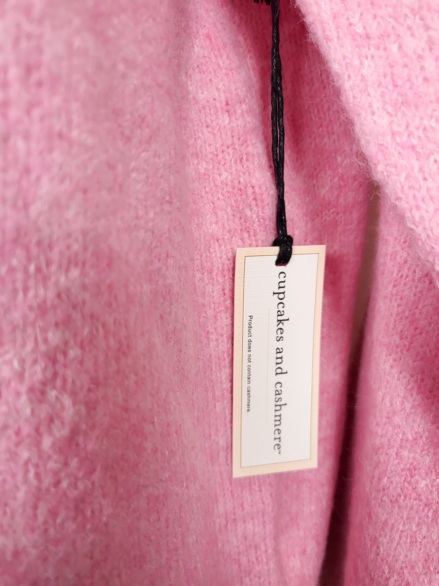 NEW - Cupcakes and Cashmere pink "Love" sweater | Size LARGE