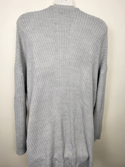 Margeaux and Ellie grey oversized cardigan sweater | Size LARGE