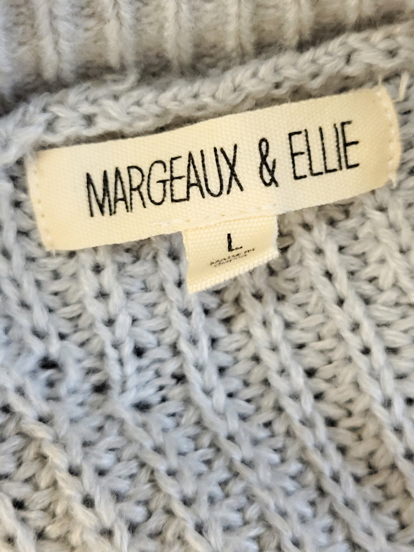 Margeaux and Ellie grey oversized cardigan sweater | Size LARGE