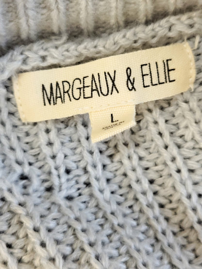 Margeaux and Ellie grey oversized cardigan sweater | Size LARGE