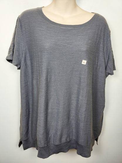 NEW - Loft blue-grey (more blue than it appears in photo) sweater tee | Size XL