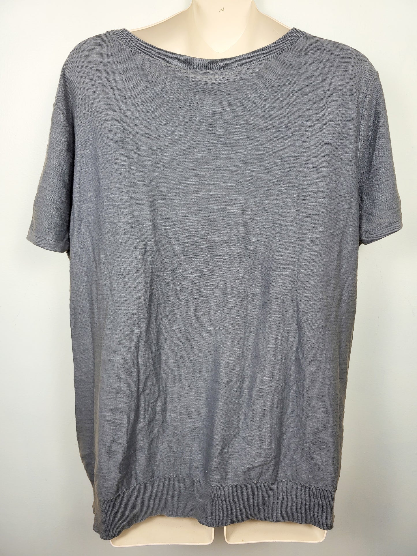 NEW - Loft blue-grey (more blue than it appears in photo) sweater tee | Size XL
