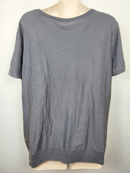 NEW - Loft blue-grey (more blue than it appears in photo) sweater tee | Size XL