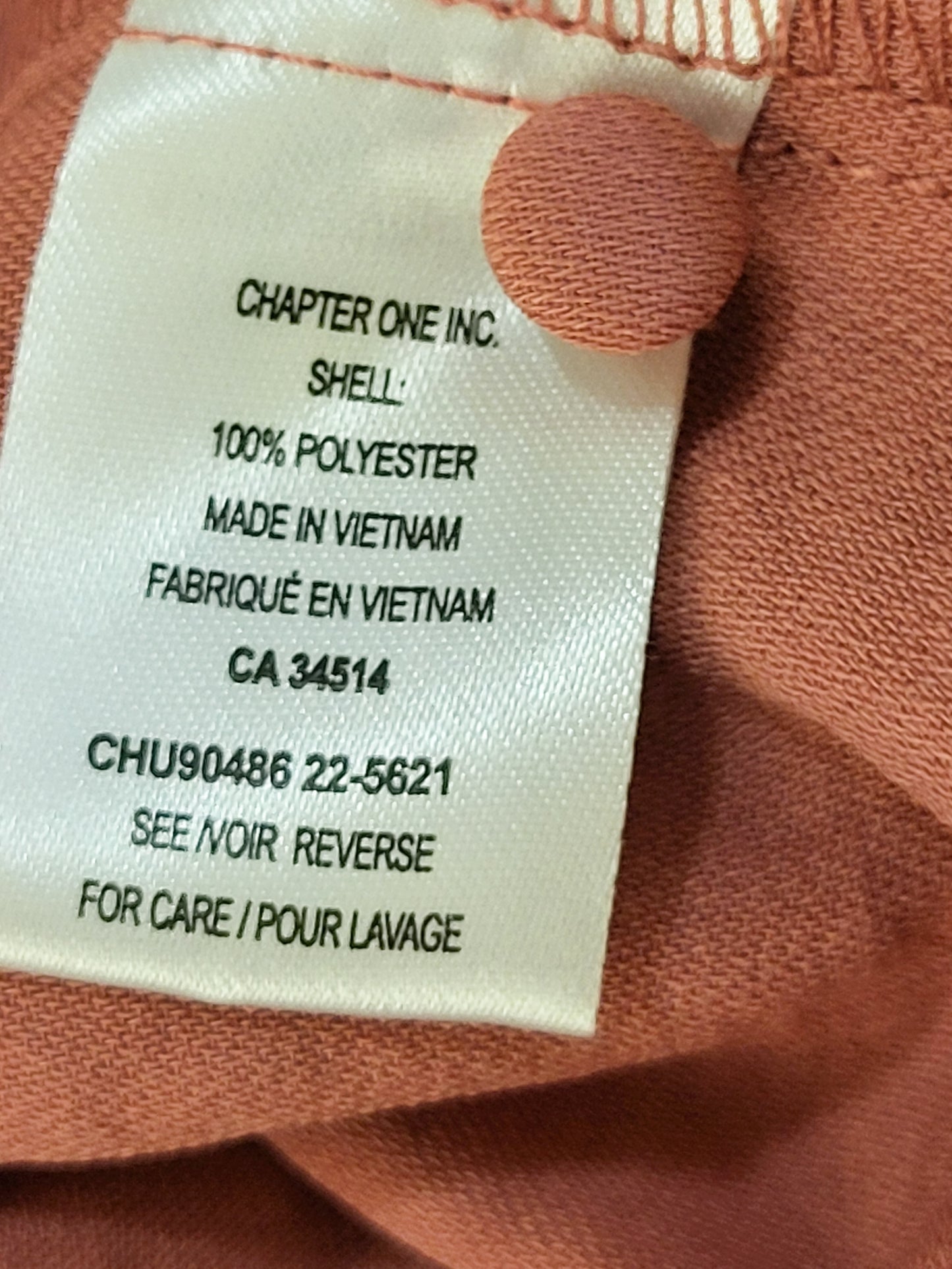 NEW - Tamara H blush pink sleeveless button down top | Size LARGE