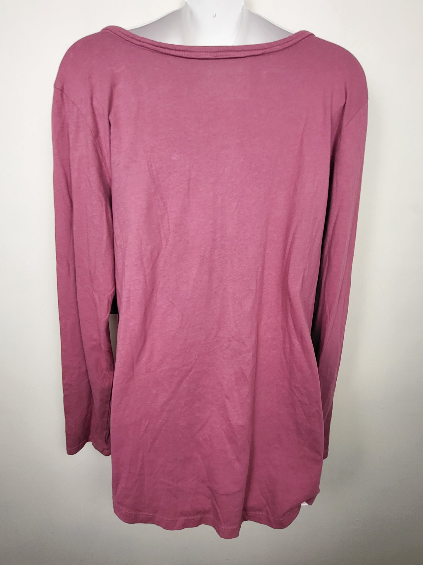 NEW - Eddie Bauer pink "Everyday" Henley top | Size XL