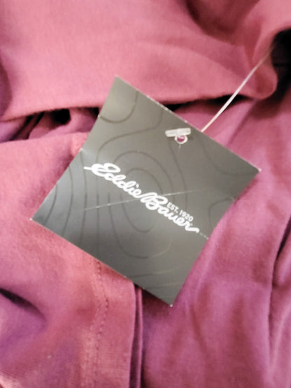 NEW - Eddie Bauer pink "Everyday" Henley top | Size XL