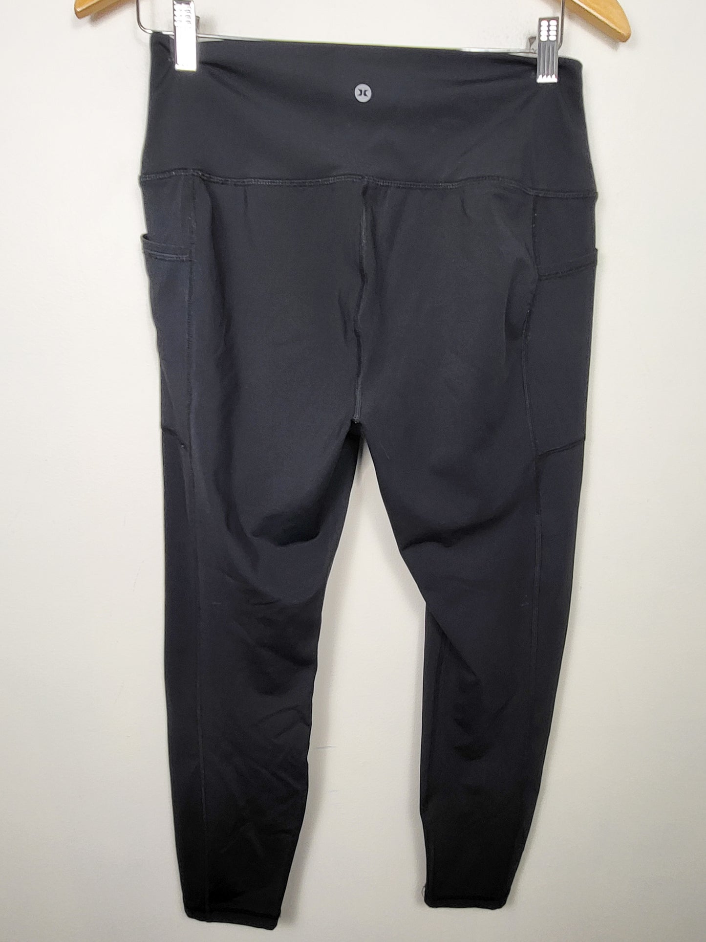 RBX black cropped active leggings with pockets | Size XL