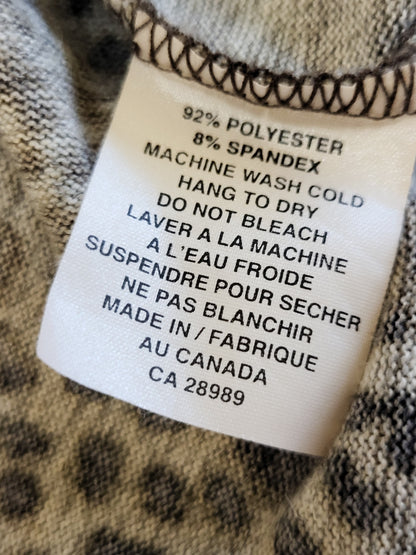 Gilmour leopard print knit open lightweight cardigan | Size SMALL / MEDIUM