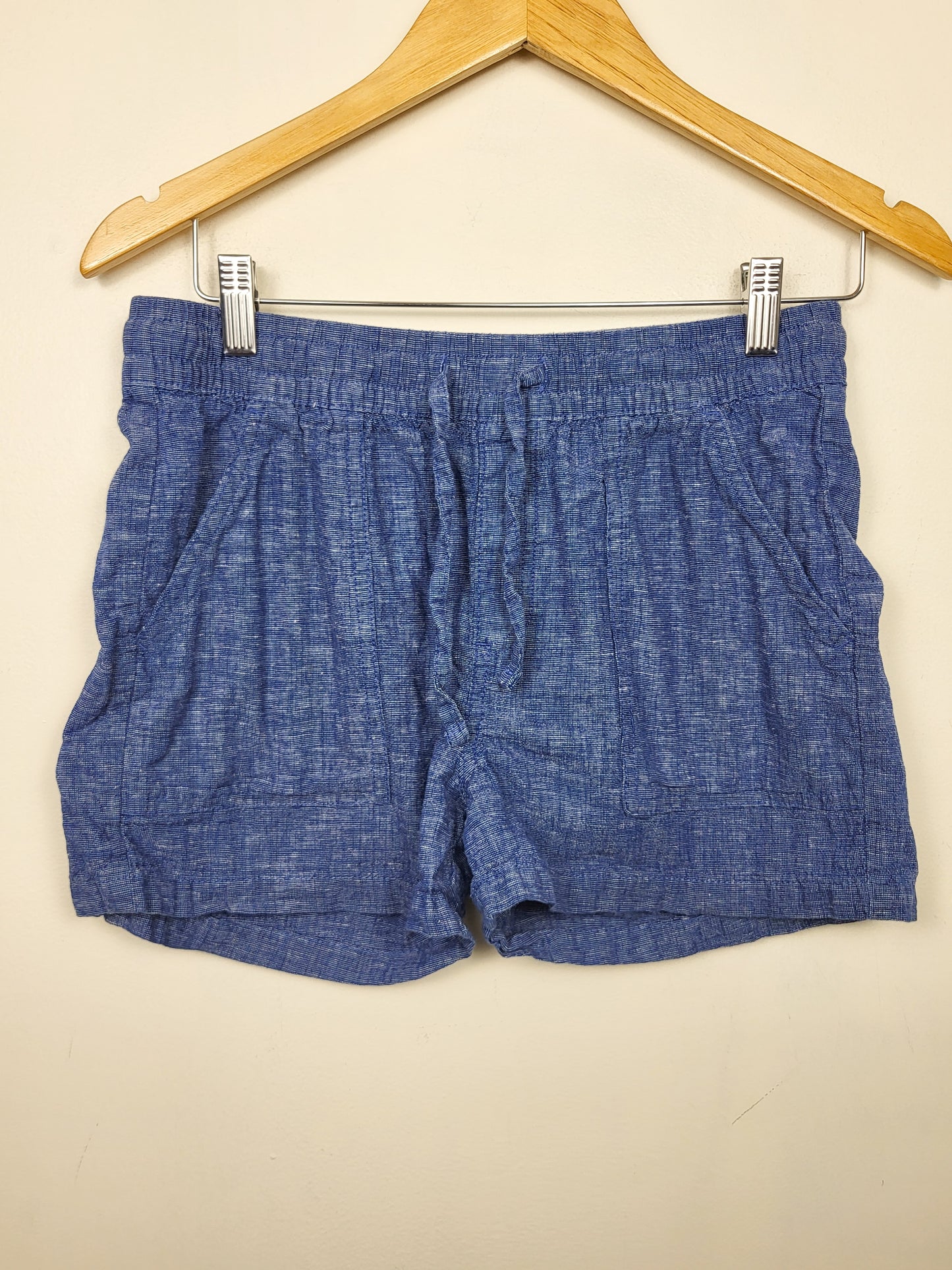 Silver Jeans Co. Linen-Blend Pull-On Short | Size SMALL