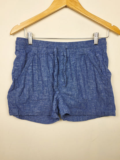 Silver Jeans Co. Linen-Blend Pull-On Short | Size SMALL