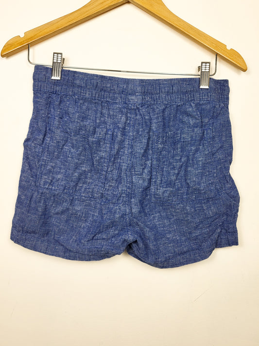 Silver Jeans Co. Linen-Blend Pull-On Short | Size SMALL
