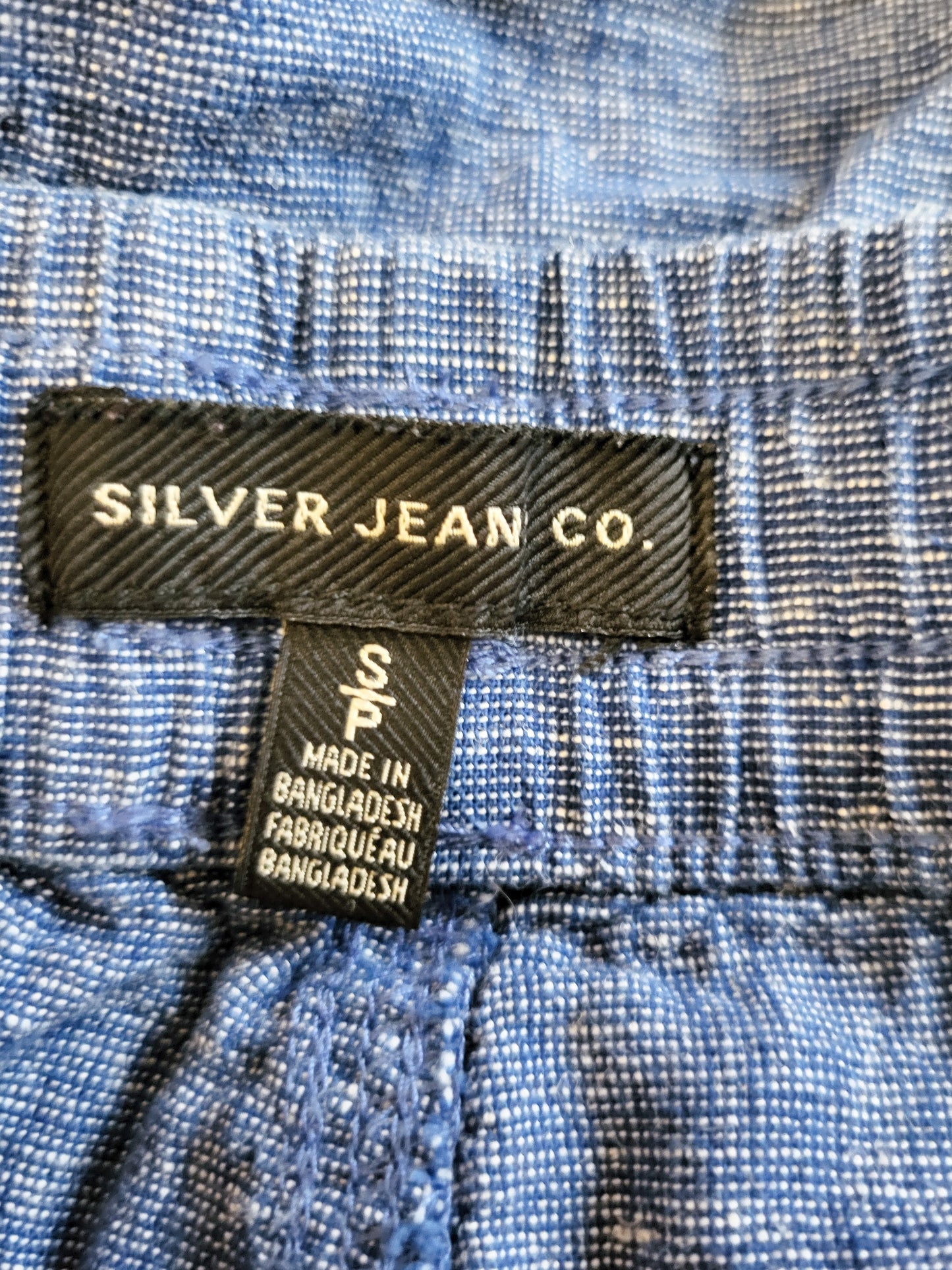 Silver Jeans Co. Linen-Blend Pull-On Short | Size SMALL