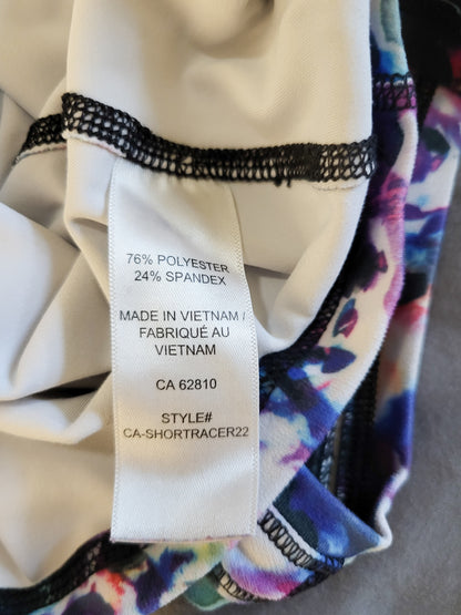 Ricki's patterned racerback active tank top | Size SMALL
