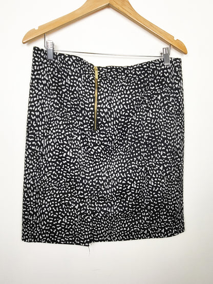 Michael Michael Kors black speckled mini skirt | Size LARGE