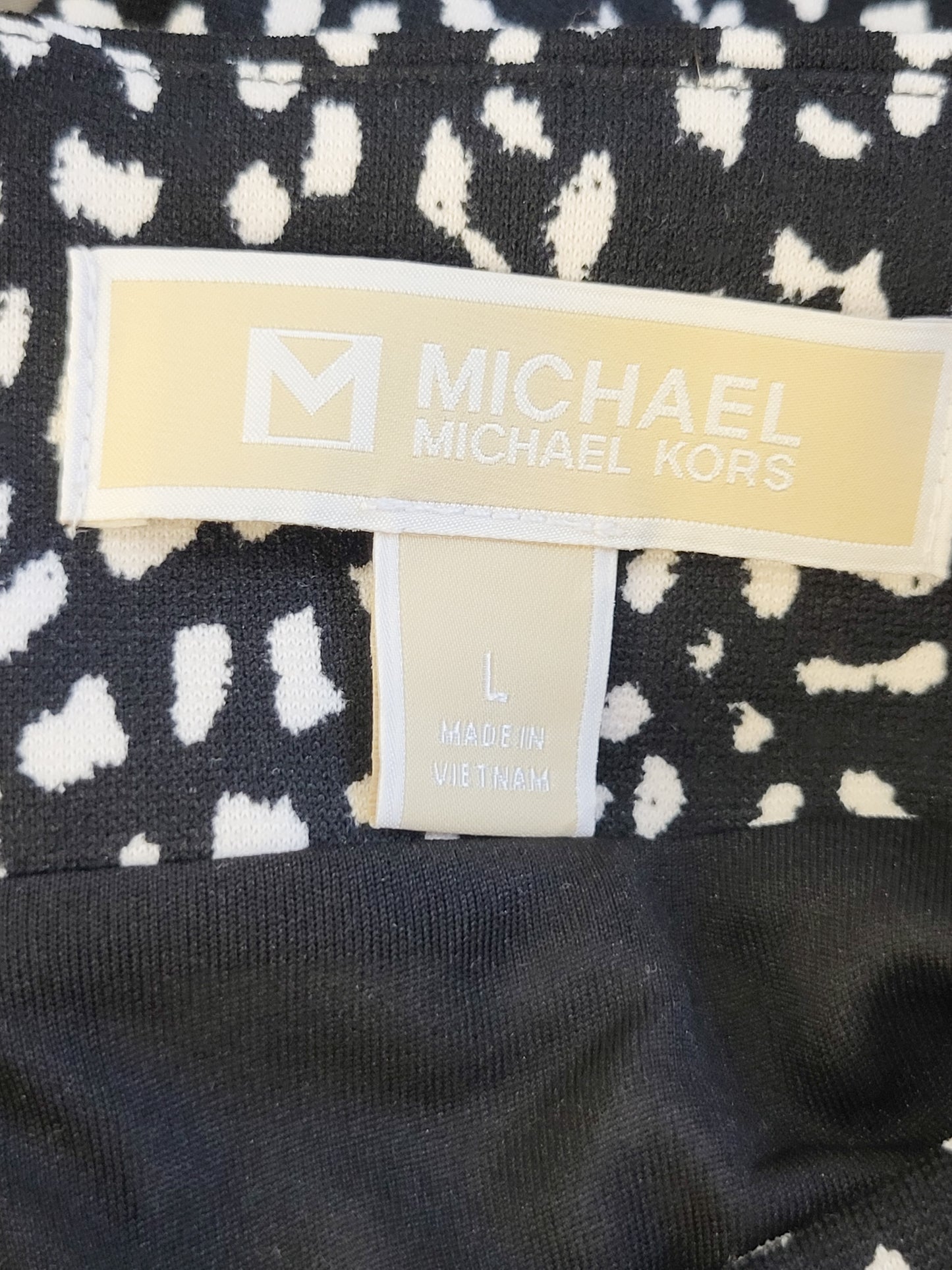 Michael Michael Kors black speckled mini skirt | Size LARGE