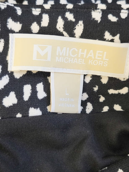 Michael Michael Kors black speckled mini skirt | Size LARGE