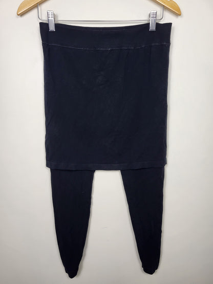 C'est Moi Bamboo 2-in-1 Skirt Leggings in Black | One size fits all (fits 4-12)