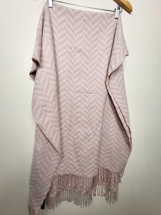 NEW - Love and Lore pink herringbone print scarf