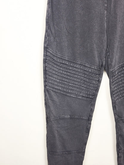 BP by Nordstrom distressed grey moto style leggings | Size MEDIUM