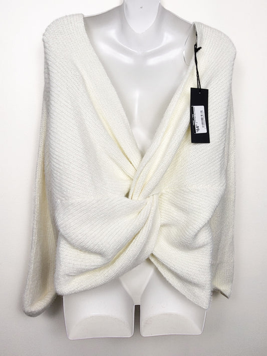 NEW - Timber and Gray cream coloured Details open-back sweater | Size MEDIUM