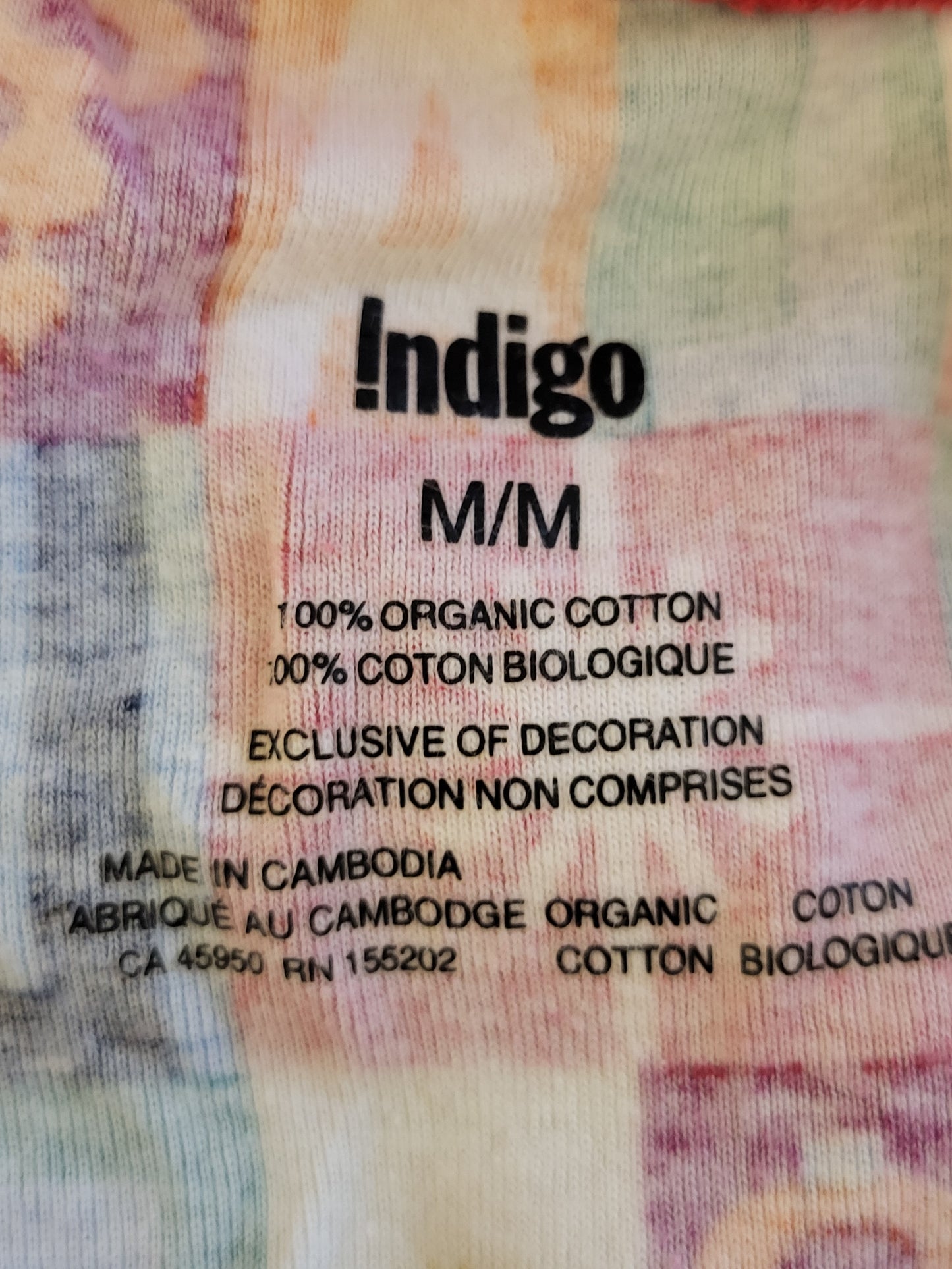 Indigo organic cotton 2pc holiday themed PJs | Size MEDIUM