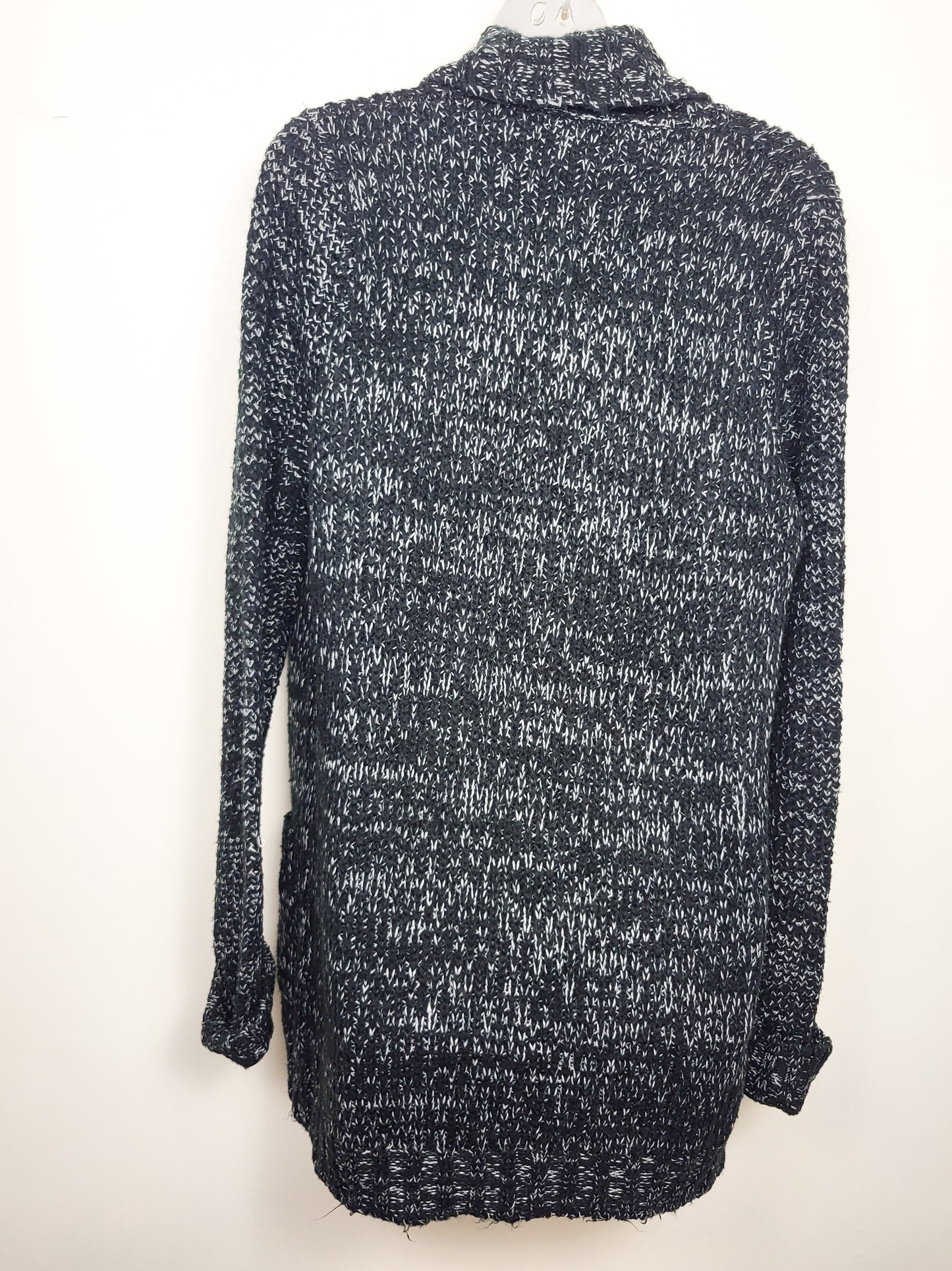 Amnesia Marled Knit Open Front Cardigan Sweater | Size MEDIUM