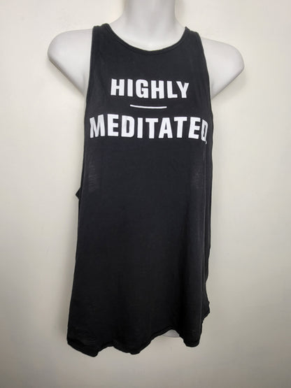 Lululemon Black "Highly Meditated"  Muscle Love Tank | Sizes like a small