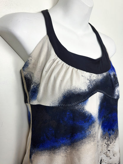 Lululemon Scoop Me Up Tank in Milky Way Multi Print / Black colorway | Size 8
