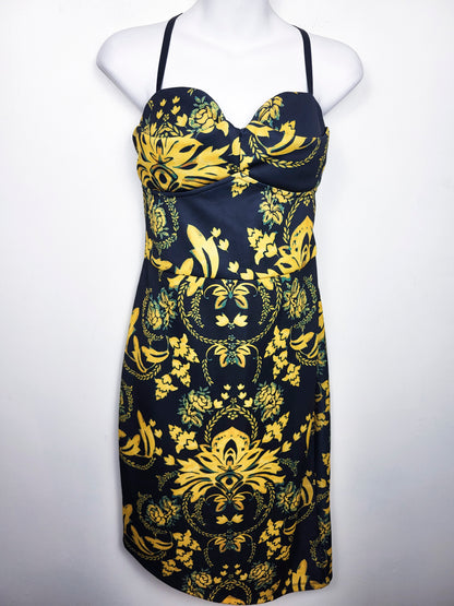 Bebe Barocco Sweetheart Bustier Dress | Size 12