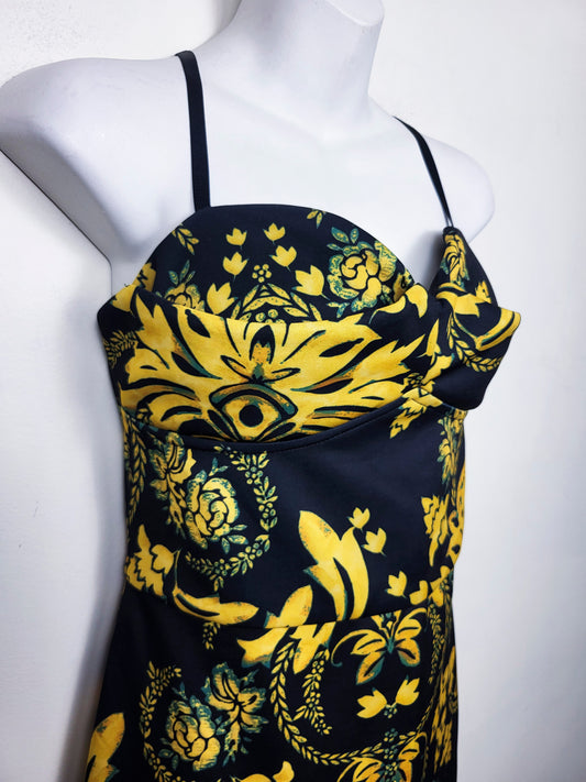 Bebe Barocco Sweetheart Bustier Dress | Size 12
