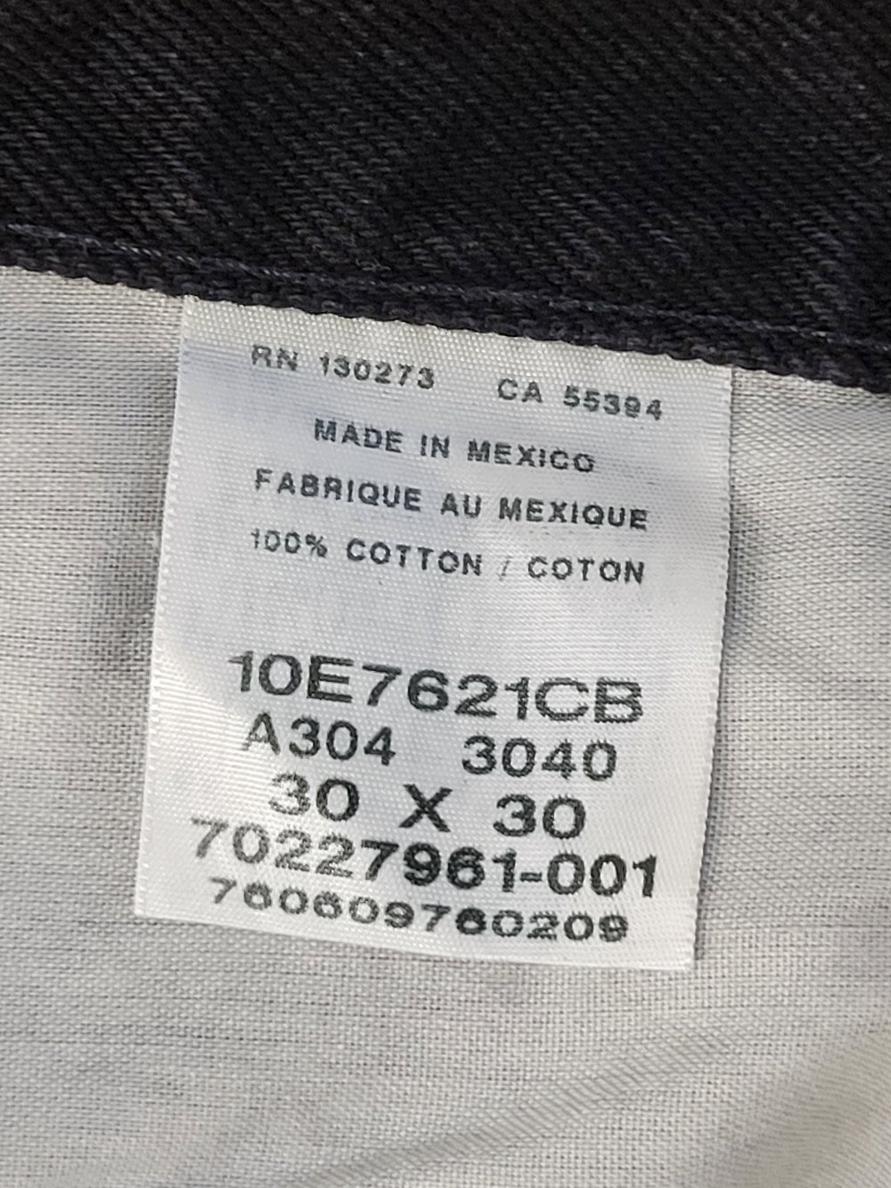 Vintage Y2K Rustler Straight Leg Black Denim Jeans | Size 30x30