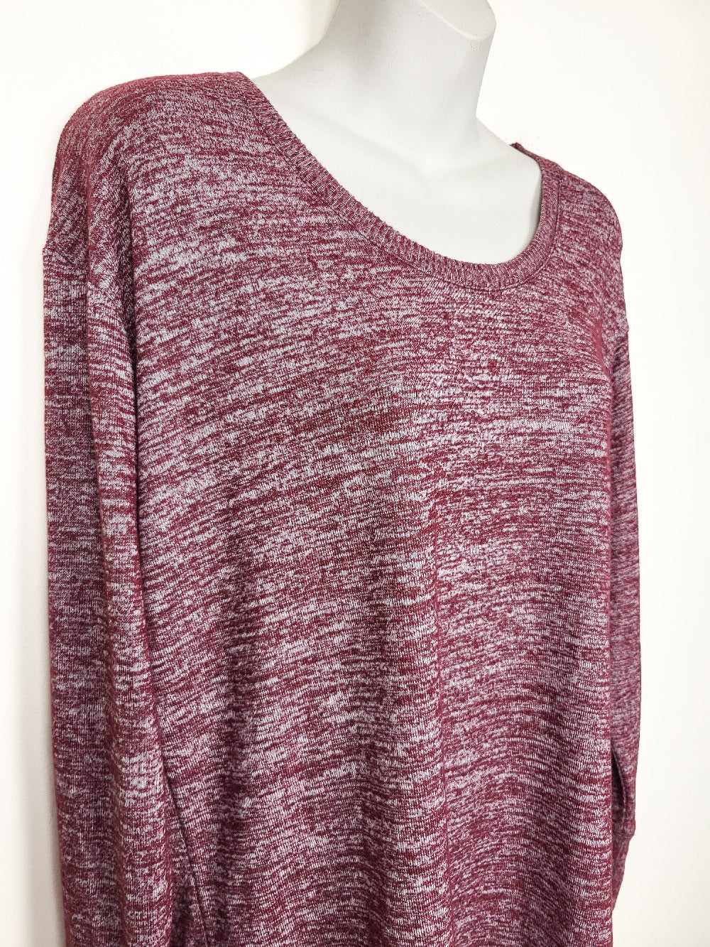 NEW - Gap Space-Dye Heathered Hi-Lo Crewneck Sweater | Size Small
