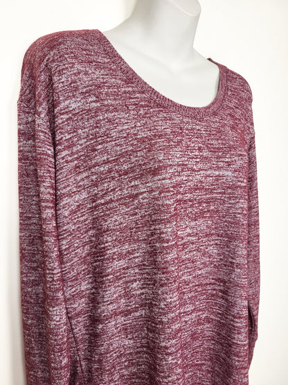 NEW - Gap Space-Dye Heathered Hi-Lo Crewneck Sweater | Size Small