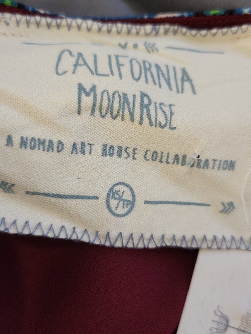 NEW - California Moonrise Teal Medallion Print Keyhole Shift Dress | Size XS