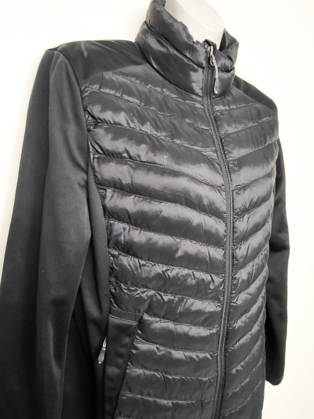 32 Degrees Heat Women's Mixed Media Full-Zip Packable Jacket  | Size SMALL