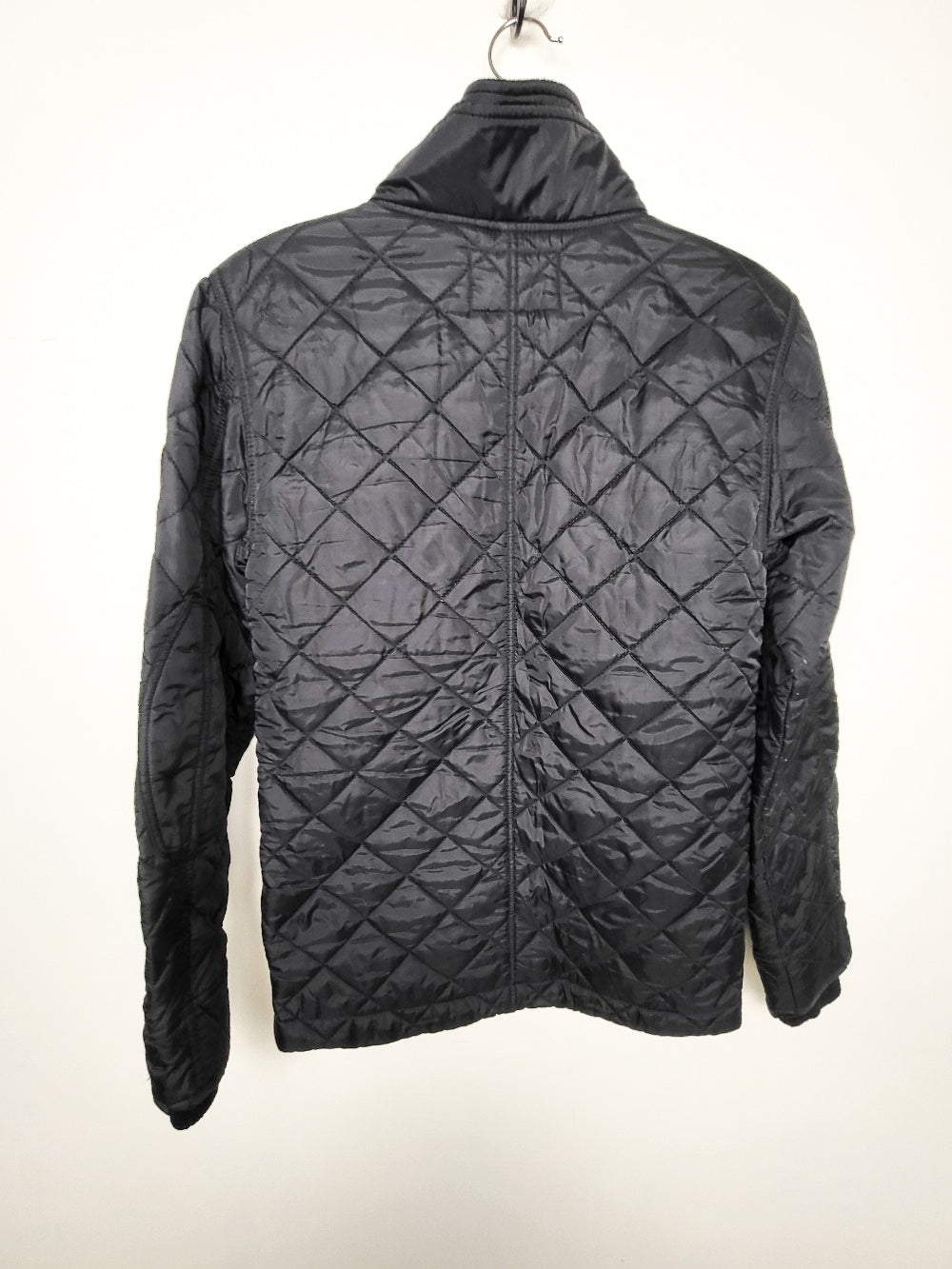 Old Khaki Diamond-Quilted Full-Zip Fleece Lined Bomber Jacket | Men's size XS