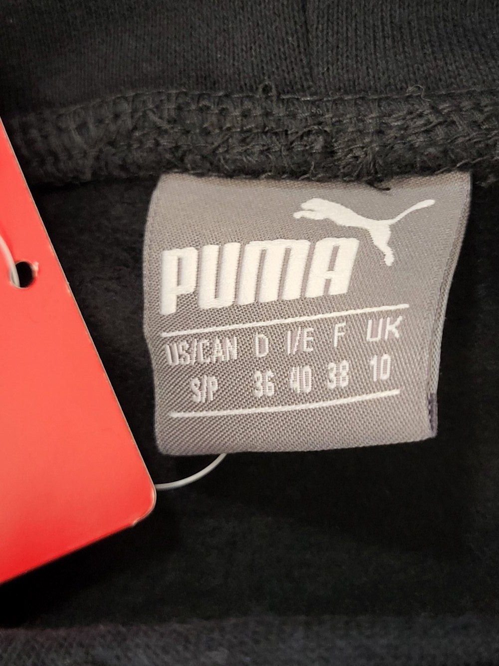 NEW - Puma black funnel cowl neck pullover hoodie | Size SMALL