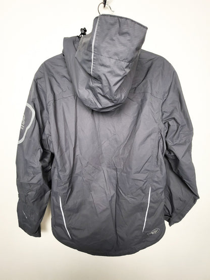 Wetskins grey hooded rain jacket | Men's size small
