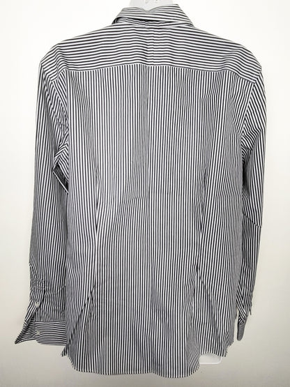 Lauren Ralph Lauren Striped Easy Care Cotton Button Down Shirt | Size XL