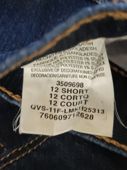 Lee's dark wash classic fit jeans | Size 12 SHORT