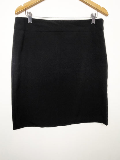 Counterparts black pull on knit skirt | Size 12 PETITE