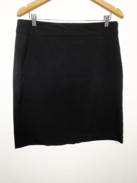 Counterparts black pull on knit skirt | Size 12 PETITE