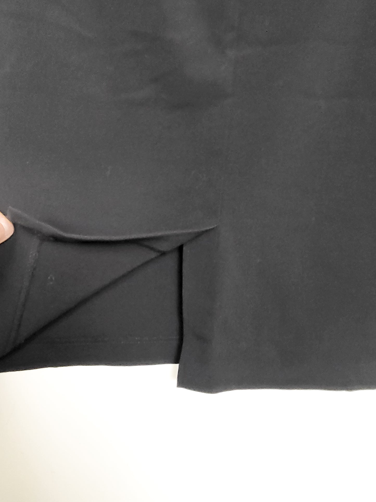 Counterparts black pull on knit skirt | Size 12 PETITE
