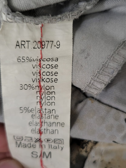 Bella Amore "Made in Italy" Euro Graphic Script Drawstring Joggers | Size SMALL / MEDIUM