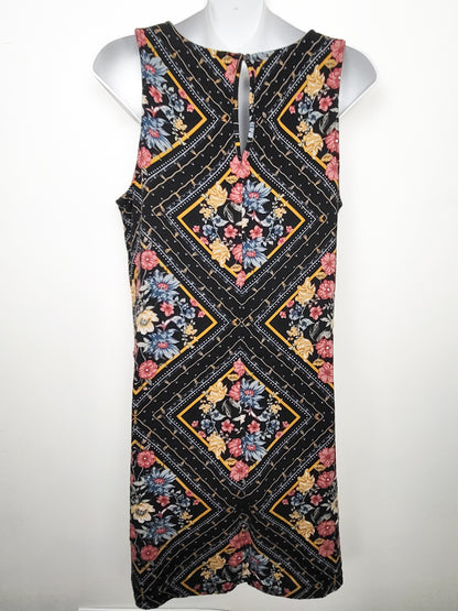 Maurices Diamond Scarf-Print Sleeveless Tunic Dress | Size SMALL
