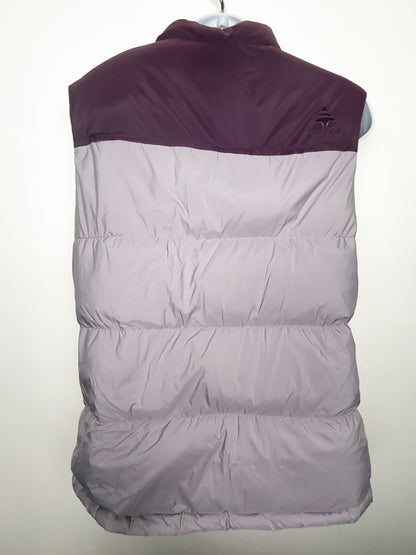 Woods Warwick purple / lilac colur block down filled puffer vest | Size small