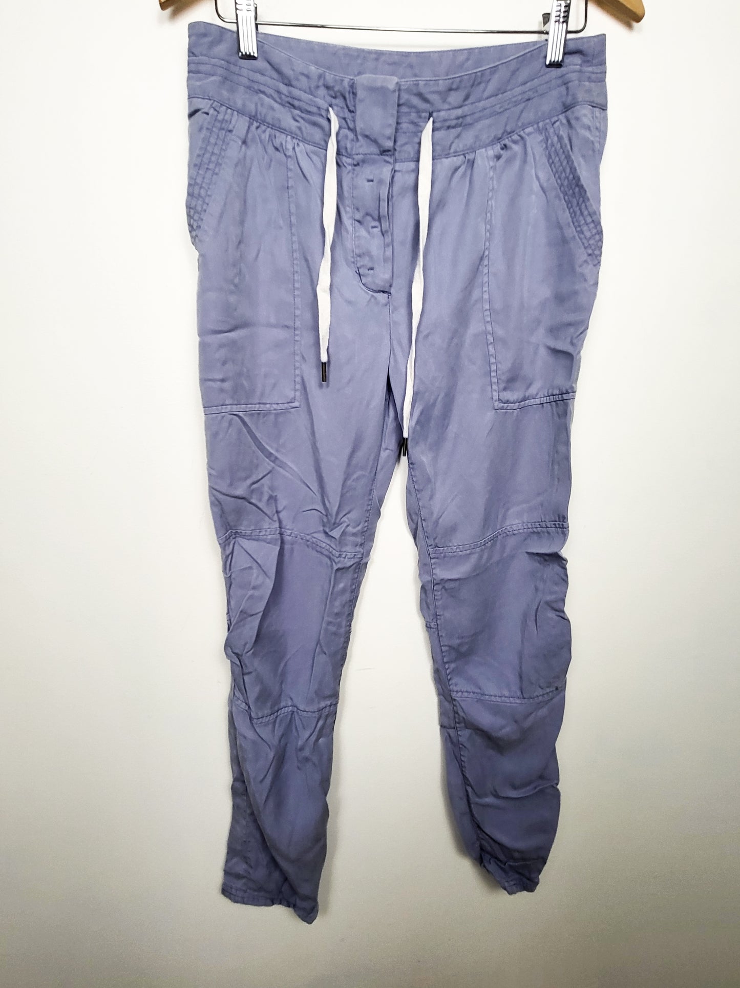 Aritzia Wilfred Free Slate Blue Lyocell Joggers | Size 6
