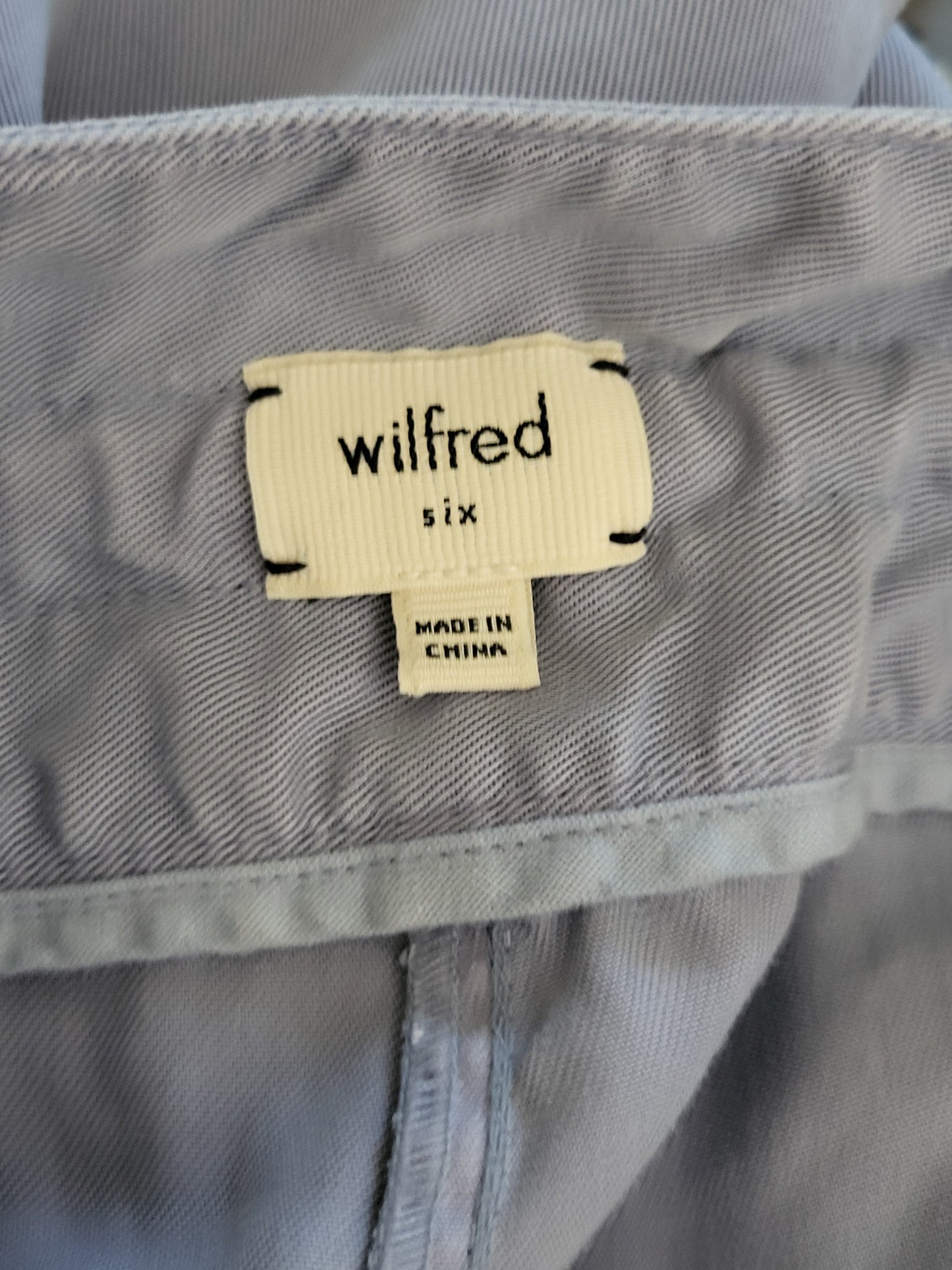 Aritzia Wilfred Free Slate Blue Lyocell Joggers | Size 6