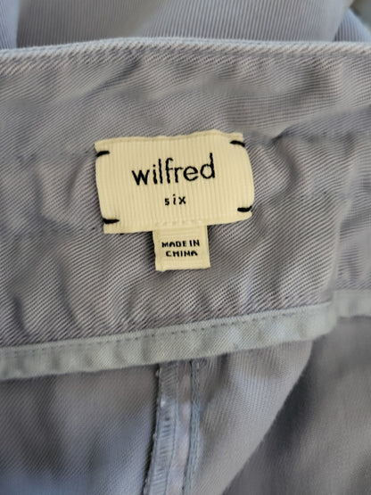 Aritzia Wilfred Free Slate Blue Lyocell Joggers | Size 6