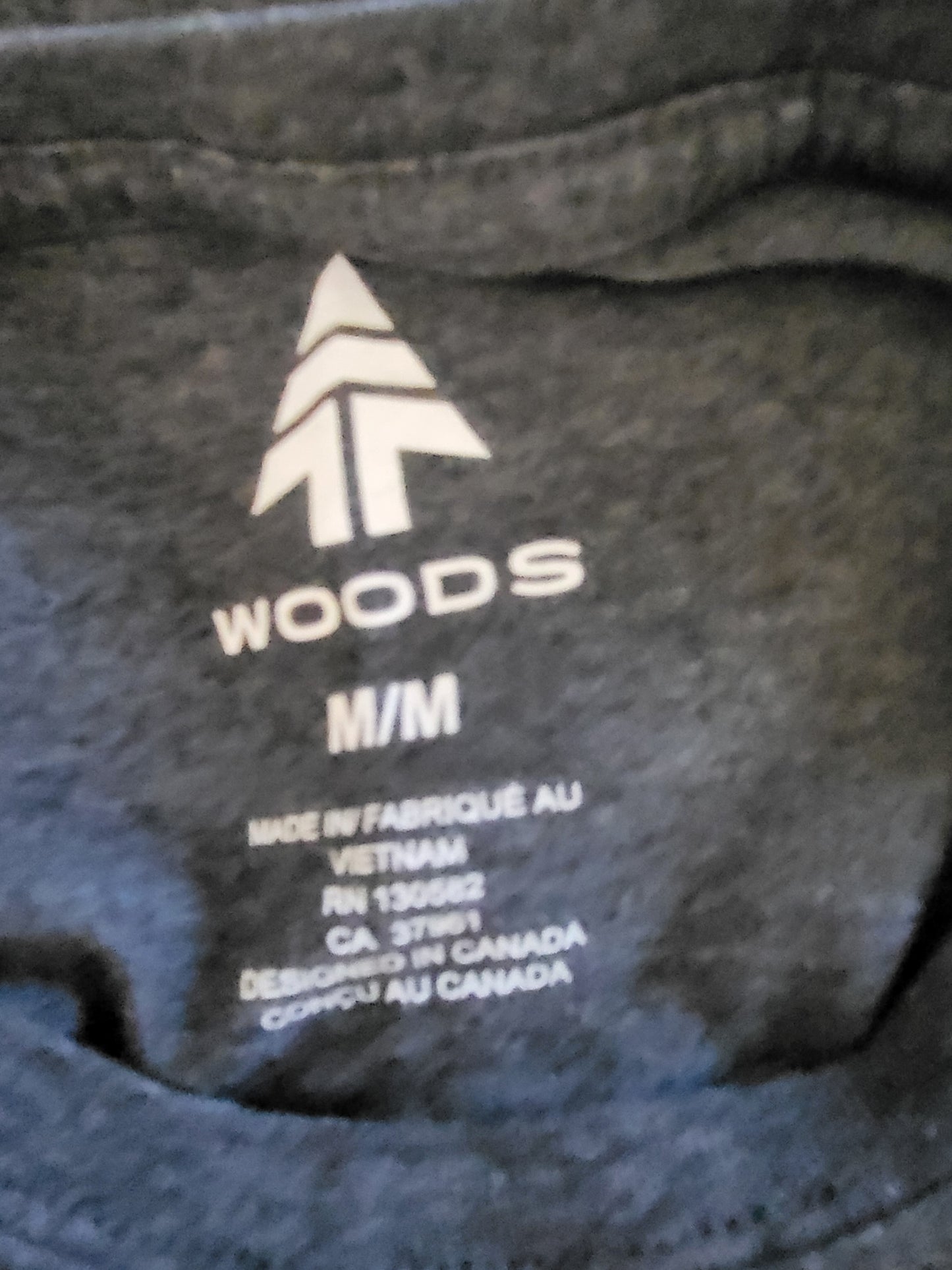 Woods Men's Gray Bear Print T-Shirt | Size MEDIUM